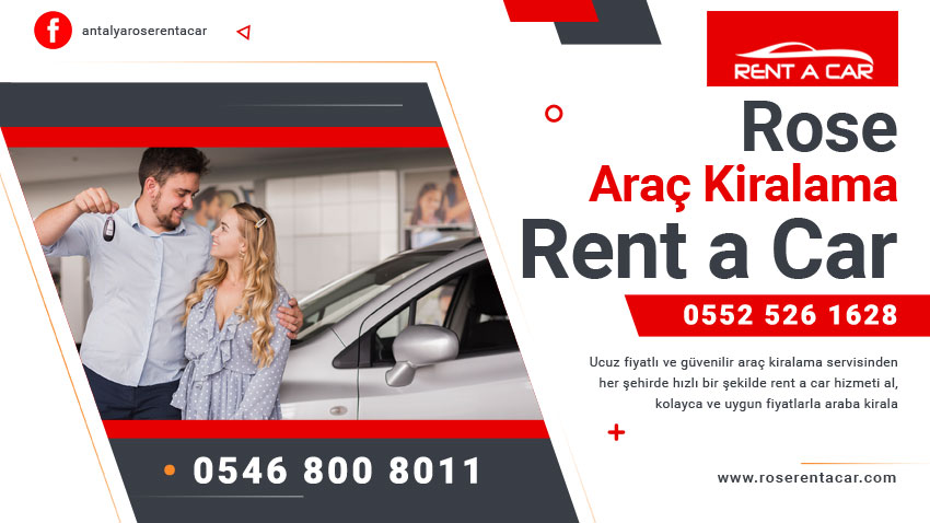  Rose  Araç Kiralama ve Rent a Car Şirketi Antalya